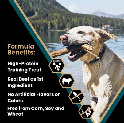 Hi-Pro Bites Tender Beef Recipe High Protein Training Dog Treats, 14-oz bag