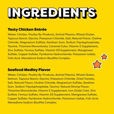 Bites in Gravy Flavor Variety Wet Cat Food, 3.5-oz tray, case of 12