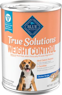 True Solutions Natural Weight Control Chicken Adult Wet Dog Food, 12.5-oz can, case of 3