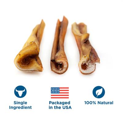 6-inch Cheeky Beef Flavored Dog Hard Chews, 5 count