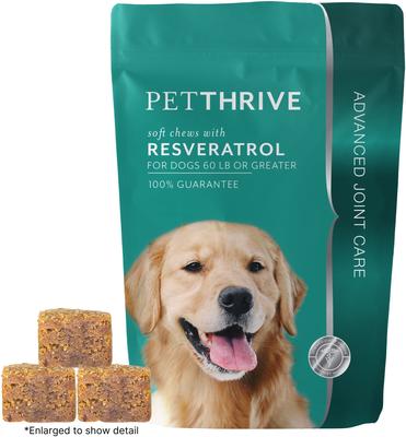 Soft Chews with Resveratrol for Dogs 60-lb or Greater, 18-oz bag