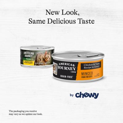 Minced Chicken & Tuna Recipe in Gravy Grain-Free Canned Cat Food, 5.5-oz can, case of 24