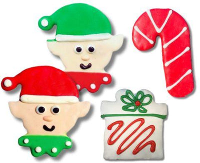 Dog Days of Christmas Peanut Butter & Honey Assorted Crunchy Dog Treats, 18 count