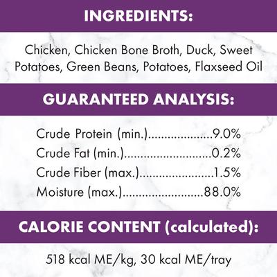 So Simple Meal Complement Adult Chicken & Duck in Bone Broth Variety Pack Wet Dog Food, 2-oz can, case of 20