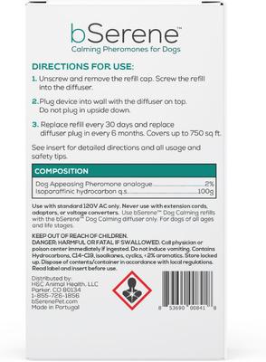 Dog Calming Pheromone Diffuser Refill