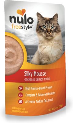 Freestyle Silky Mousse Chicken & Salmon Recipe Grain-Free Wet Cat Food, 2.8-oz, case of 24