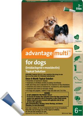 Topical Solution for Dogs, 20.1-55 lbs, (Red Box), 6 Doses (6-mos. supply)