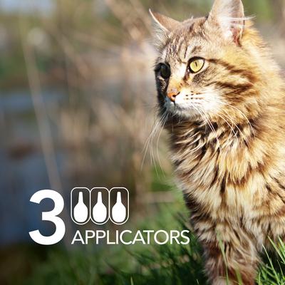 Tratamiento FirstAct Plus contra pulgas y garrapatas para gatos de más de 700 g (3 dosis, suministro para 3 meses)