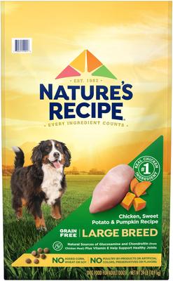 Large Breed Grain-Free Chicken, Sweet Potato & Pumpkin Recipe Dry Dog Food, 24-lb bag