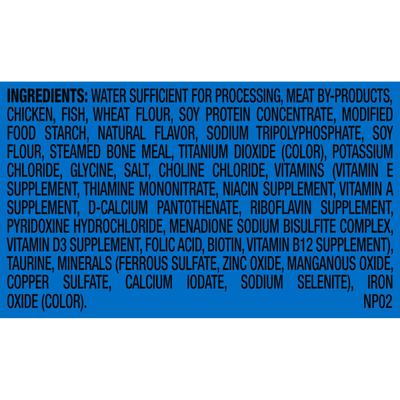 Hearty Cuts with Real Chicken & Fish In Gravy Wet Cat Food, 5.5-oz can, case of 24