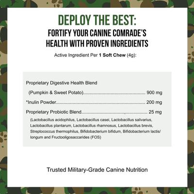 Beef Flavored Gut Health Supplement for Dogs, 90 count