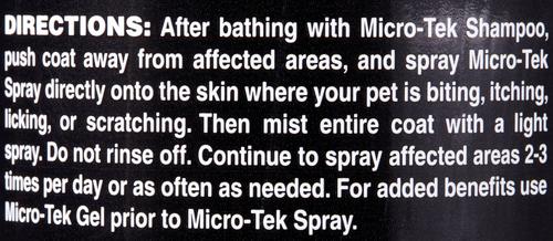 Micro-Tek Dog & Cat Spray, 16-fl oz bottle