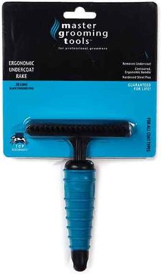 Ergonomic Undercoat Pet Rake, 20 Long Pins