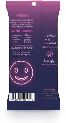 Snack Pack Smiles Molasses Dog Treat, 2.5-oz bag, case of 8