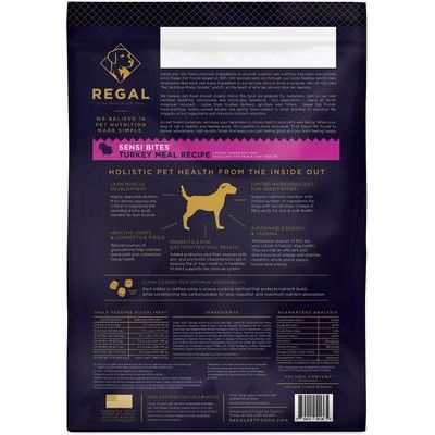 Alimento seco para perros Sensi Bites con receta de harina de pavo, bolsa de 13 lb