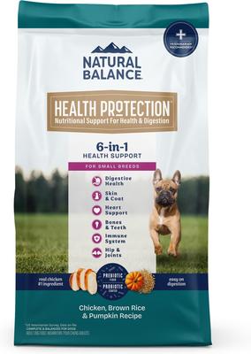 Health Protection Small Breed Adult Real Chicken, Brown Rice & Pumpkin Dry Dog Food, 12-lb bag