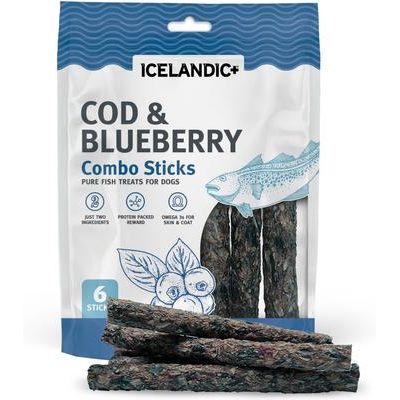 Palitos de bacalao y espinacas para perros, 6 unidades