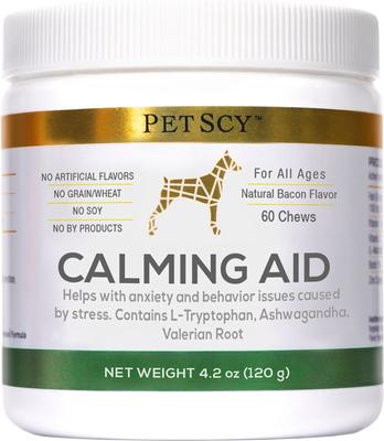 Calming Aid Soft & Chewy Supplement for Dogs, 4.2-oz jar, 60 count