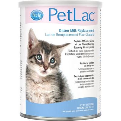 PetAg, PetLac Powder for Kittens, FOS + Probiotics, 300 g.