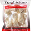 DogLicious 4 - 5" Bones Rawhide Dog Treats, 10 count