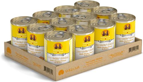Bundle: Weruva Paw Lickin' Chicken in Gravy + Steak Frites with Beef, Pumpkin & Sweet Potatoes in Gravy Canned Dog Food