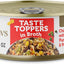 Taste Toppers - Alimento húmedo natural para perros con pechuga de pollo, salmón y verduras en caldo, bolsa de 5.5 oz, caja de 12