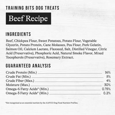 Bundle: American Journey Grain-Free Puppy Lamb & Sweet Potato Recipe Dry Dog Food + Beef Recipe Grain-Free Soft & Chewy Training Bits Dog Treats