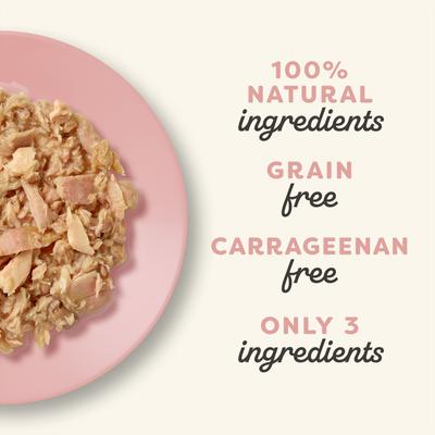 Tuna with Salmon in Broth Limited Ingredient Wet Cat Food, 5.3-oz pouch, case of 12