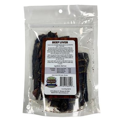 Single Ingredient Beef Liver Dehydrated Dog Treat, 5-oz bag