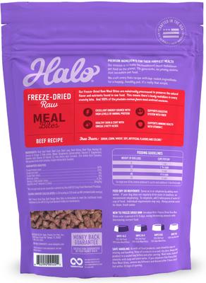 Meal Bites Beef Recipe Raw Freeze-Dried Dog Food, 14-oz bag