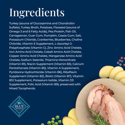 Basics Skin & Stomach Care Grain-Free Turkey & Potato Senior Canned Dog Food, 12.5-oz, case of 12