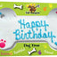 'Happy Birthday' Blue Gift Basket Variety Pack Crunchy Dog Treats