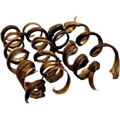 Premios masticables naturales para perros Pork Pizzle Springs de 8 pulgadas, 3 unidades