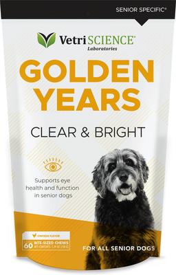 Golden Years Chicken Flavor Clear & Bright Chew Supplement for Dogs, 60 count