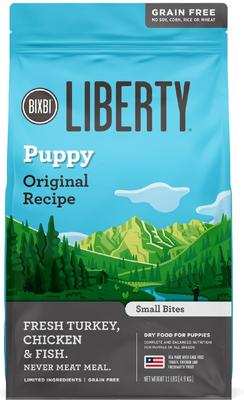 Liberty Puppy Original Recipe Fresh Turkey, Chicken & Fish Dry Dog Food, 11-lb bag