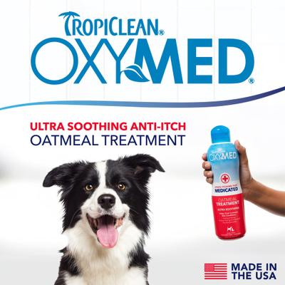 OxyMed Medicated Itch Relief Oatmeal Dog Conditioner Treatment Rinse, 1-gal bottle