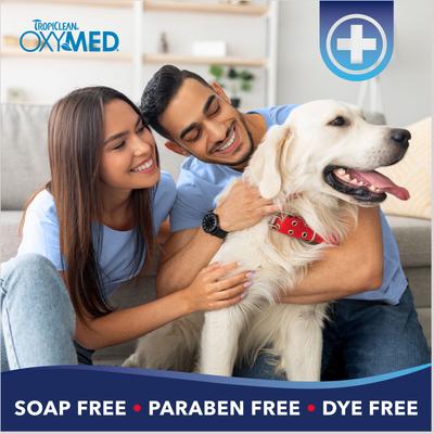 OxyMed Medicated Itch Relief Oatmeal Dog Conditioner Treatment Rinse, 1-gal bottle
