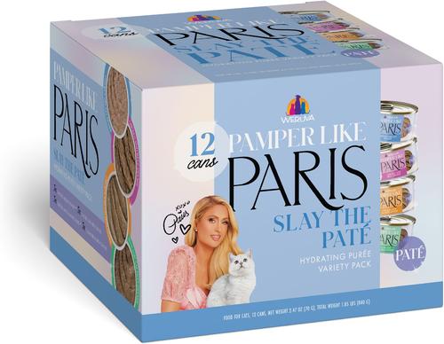 Slay The Pate Variety Pack Grain-Free Wet Cat Food, 2.47-oz can, case of 12