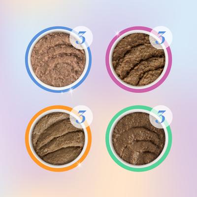 Slay The Pate Variety Pack Grain-Free Wet Cat Food, 2.47-oz can, case of 12