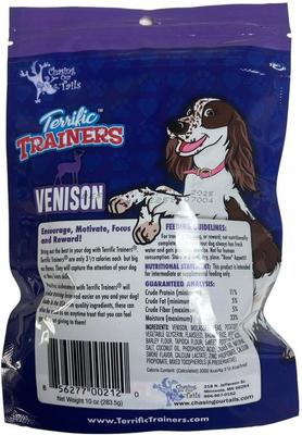 Terrific Trainers Venison Soft & Chewy Dog Treats, 10-oz bag