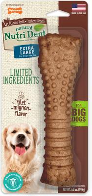 Nutri Dent Filet Mignon Flavored Dog Dental Chews, X-Large