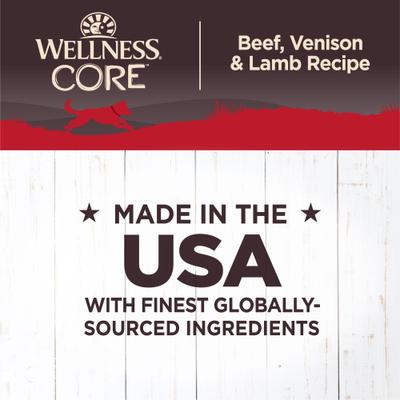 CORE Grain-Free Beef, Venison & Lamb Formula Canned Dog Food, 12.5-oz, case of 12