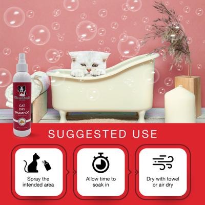 Citrus Dry & Waterless Cat Shampoo, 8-fl oz bottle