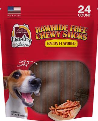 CK NoHide Bacon Twist Hard Chew Dog Treats, 12-oz bag
