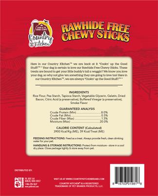 CK NoHide Bacon Twist Hard Chew Dog Treats, 12-oz bag