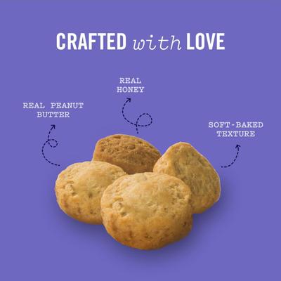 Peanut Butter Honey Bites Soft & Chewy Dog Treats, 20-oz bag