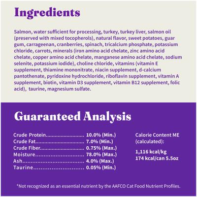 Salmon Recipe Pate Grain-Free Indoor Cat Canned Cat Food, 5.5-oz, case of 12