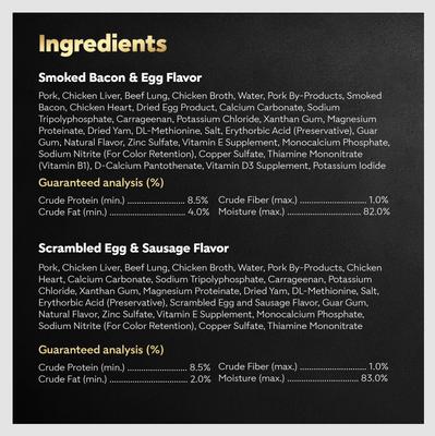 Breakfast Classic Loaf in Sauce Variety Pack Small Breed Adult Wet Dog Food Trays, 3.5-oz, case of 12