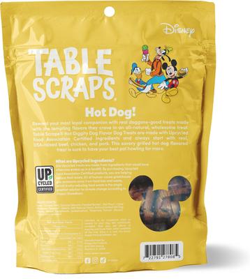Mickey Mouse Hot Diggity Dog Recipe Upcycled Dog Treats, 5-oz bag