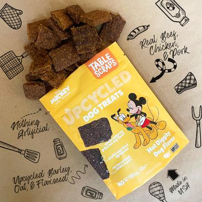 Mickey Mouse Hot Diggity Dog Recipe Upcycled Dog Treats, 5-oz bag